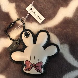 Coach Minnie Mouse keychain